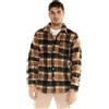 LEONE GIACCA UOMO IN SHERPA CON BOTTONI SHADES
