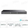 OMADA SG3452X - TP-Link Omada SG3452X Switch 48 porte Gigabit & 4 slot SFP + 10G - Managed L2+