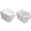 CERAMICA GLOBO Serie Grace set sospesi wc+bidet+sedile chiusura rallentata codice prod: GRS03BI GR022BI GRS10BI