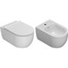 CERAMICA GLOBO Serie Mode set sospesi wc+bidet+sedile chiusura rallentata codice prod: MES02BI ME020BI MES09BI