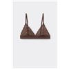 Tezenis Reggiseno Triangolo Pizzo Riciclato Lisbon Donna Marrone