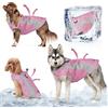 TOPSOSO Gilet Rinfrescante Cani Pettorina Refrigerante Cane da Compagnia con Striscia Riflettente di Sicurezza e Cerniera Regolabile Efficace Evaporativo Cappotto Refrigerante Cane All'aperto(Rosa S)