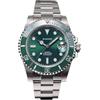 Seestern Sugess S421 Automatico Acciaio Verde Datario Zaffiro Orologio Uomo
