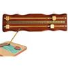 Generico Tabellone segnapunti montato su shuffleboard, Tabellone segnapunti da biliardo | Segnapunti per biliardo in legno e tabellone segnapunti per - Tabellone segnapunti sportivo di facile lettura, segnapun