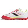 adidas F50 Club Football Boots Turf Kids, Scarpe da Calcio, Cloud White/Core Black/Solar Yellow, 21 EU