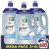 P&G PROFESSIONAL Lenor Ammorbidente Lavatrice Liquido Concentrato, 600 Lavaggi, 12 Litri (3 X 4L), Brezza Marina, Dermatologicamente Testato, Ideale per Pelli Sensibili, Per Uso Professionale