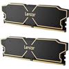Lexar THOR OC DDR5 RAM 16GB Kit (2x8GB) 6000MHz, DRAM 288-Pin UDIMM Memoria Desktop, Computer Gioco ad Alte Prestazioni Supporta Intel XMP 3.0/AMD EXPO, On-die ECC, 1,25 V (LD5U08G60C38LG-RGD)