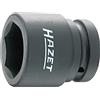 Hazet 1100S-24 Inserto Chiave a Bussola per Avvitatori ad Impulso Esagonale, Nero, Attacco Quadro, Cavo, 25 mm 1 Pollice