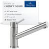 Villeroy & Boch VB-9257 00 LC, Rubinetto per lavello da cucina COMO WINDOW, Brushed steel