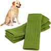 Generic Scaldamuscoli per cani - 4 scaldamuscoli per animali domestici lavorati a maglia, protezione per gomito del cane, manicotto per gamba del cane, calzini traspiranti per cani, protezione per gambe di