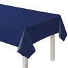 amscan 9915405-209 - Tovaglia in plastica riutilizzabile ecologica, 2,74 m, blu navy