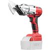 JOJOCY Forbici elettriche senza fili per Milwaukee batteria 18 V, 300 N.m Cesoia per lamiera senza spazzole, max. 2 mm di spessore per lamiera, tappeto, pelle, metallo