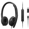 Lenovo Cuffie Lenovo Gen2 4XD1M39029 A padiglione Usb-c per ufficio con microfono Nero [4XD1M39029]