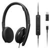 Lenovo Cuffie Lenovo Wired VoIP Headset UC/Zoom Nero [4XD1M39028]