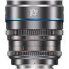 SIRUI Night Walker 75mm T1.2 Obiettivo Cine Formato S35, Grandangolo a Fuoco Manuale con Ampia Apertura, per Fotocamere L-Mount, Compatibile con S5II, S5IIX, BS1H, fp L, fp, SL3, SL2-S(MS75L, Grigio)
