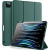Vobafe Custodia Compatibile con Cover iPad PRO 11 2022/2021/2020/2018, a Tre Ante con portapenne per iPad PRO 11 Pollici, Supporto 2. Gen Pencil, Attivazione/Disattivazione Automatica, Verde Pino