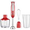 Ufesa Minipimer Frullatore a Immersione, Tritatutto, Potenza 600 W, Accessori Inclusi, Piede Smontabile, Lame ad alta Efficienza, Funzione Turbo, BPA Free, Rosso