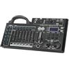 MetYonLaser DMX Lighting Console, 240 canali dmx 512 driver per luci dj, dotato di funzione di backup dati USB Nero