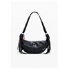 Desigual Borsa in pelle con frange media
