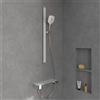 Villeroy & Boch Infinity Showers set doccia con asta saliscendi, 3 tipi di getto, TVS11000300061, Infinity Showers cromo [Rubinetteria Bagno > Set Doccia]
