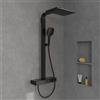 Villeroy & Boch Infinity Showers colonna doccia con termostatico, TVS110004000K5, Infinity Showers nero opaco [Rubinetteria Bagno > Colonne Doccia]