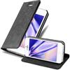 Cadorabo Custodia Libro per Apple iPhone 5 / iPhone 5S / iPhone SE in NERO DI NOTTE - con Vani di Carte, Funzione Stand e Chiusura Magnetica - Portafoglio Cover Case Wallet Book Etui Protezione