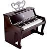 Hape Impara con le Luci - Piano Nero | Pianoforte elettrico con 25 tasti che si illuminano per imparare a suonare dai 3 anni in su