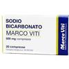 MARCO VITI FARMACEUTICI SpA SODIO BICARBONATO*20CPR 500MG