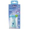 CHICCO (ARTSANA SpA) Chicco Biberon NatualFeeling Azurro 330ml 6Mesi+