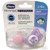 CHICCO (ARTSANA SpA) Chicco PhysioForma Light 2-6m succhietto 2pezzi