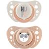 CHICCO (ARTSANA SpA) Chicco Succhietto Air Rosa Silicone 2-6 M 2 Pezzi