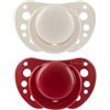 CHICCO (ARTSANA SpA) Chicco Succhietto Air Rosso Silicone 6-16 M 2 Pezzi