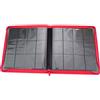 docsmagic.de Premium PRO-Player 12-Pocket Playset Zip-Album Red - 480 Card Binder - MTG - PKM - YGO - Cerniera Rosso