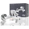 EISL NI023DINWCR Miscelatore monocomando per vasca/doccia, colore: Bianco/Cromato, DIZIANI Wannenarmatur