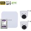 Ajax NVR Kit videosorveglianza Bianco + Telecamera Turret 5Mp + Hard Disk 1Tb - 70936