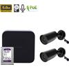 Ajax NVR Kit videosorveglianza Nero + Telecamera Bullet 5Mp + Hard Disk 1Tb - 70938