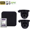 Ajax NVR Kit videosorveglianza Nero + Telecamera Turret 5Mp + Hard Disk 1Tb - 70938