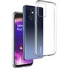 REY Cover in Gel TPU Trasparente per OPPO FIND X5 LITE - OPPO RENO 7 5G, Ultra Sottile 0,33 mm, Morbido Flessibile, Custodia Silicone
