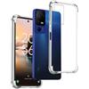 REY Cover in Gel TPU Anti-Shock per TCL 40 NXTPAPER 5G - TCL 40 XE 5G, Morbido Silicone Custodie Protettivo Case, Anti-Scratch, Protettiva Sottile Back Cover