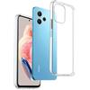 REY Cover in Gel TPU Trasparente per XIAOMI REDMI 12 4G, Ultra Sottile 0,33 mm, Morbido Flessibile, Custodia Silicone