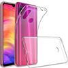 REY Cover in Gel TPU Trasparente per XIAOMI REDMI Note 7 - REDMI Note 7 PRO, Ultra Sottile 0,33 mm, Morbido Flessibile, Custodia Silicone