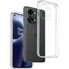 REY Cover in Gel TPU Trasparente per ONEPLUS Nord 2T 5G, Ultra Sottile 0,33 mm, Morbido Flessibile, Custodia Silicone
