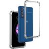 REY Cover in Gel TPU Anti-Shock per Motorola Edge 20 PRO, Morbido Silicone Custodie Protettivo Case, Anti-Scratch, Protettiva Sottile Back Cover
