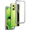 REY Cover in Gel TPU Anti-Shock per REALME GT Neo 2 5G - Q5 PRO - GT Neo 3T - REALME GT 2, Morbido Silicone Custodie Protettivo Case, Anti-Scratch, Protettiva Sottile Back Cover