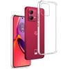 REY Cover in Gel TPU Trasparente per Motorola Moto G84 5G, Ultra Sottile 0,33 mm, Morbido Flessibile, Custodia Silicone