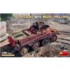MiniArt 40014 1:35 Dt. Sd.Kfz.234 m. MG151 Drilling - riproduzione fedele del modellismo, kit di costruzione in plastica, artigianato, hobby, incollaggio, modellismo, assemblaggio