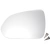 A ABSOPRO Specchio Retrovisore Sx Riscaldato Per Kia Stonic 17-23 | Vetro Reale, Bianco, Riscaldato, Convesso, Con Piastra, 2 Pin, 18.2cm, Regolazione Elettrica