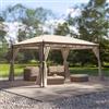DEGHI Gazebo 3x4 con tende e zanzariere - Elite