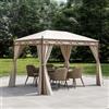 DEGHI Gazebo 3x2 m con tende e zanzariere - Elite