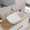 VITRA Lavabo d'appoggio 60 x 40 cm in ceramica bianco opaco - Cloe